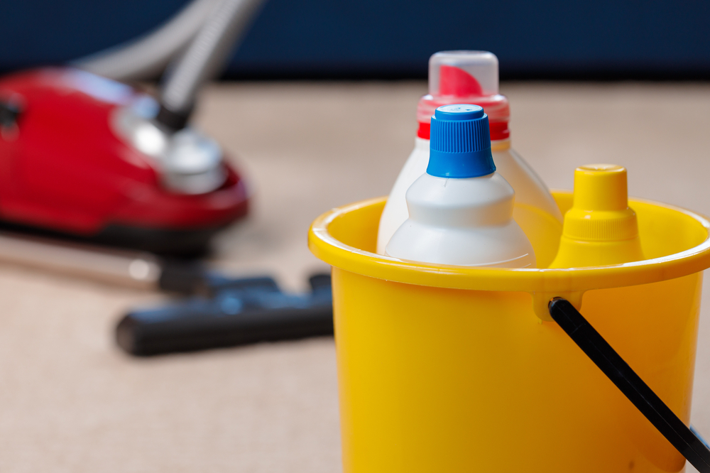 Professional cleaning supplies and equipment